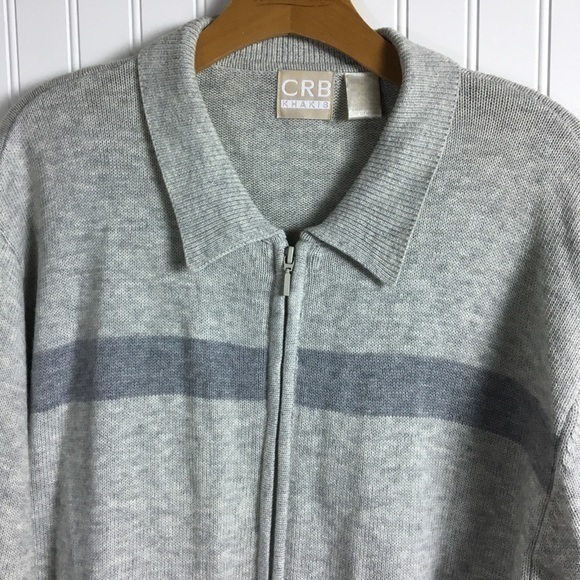 CRB Khakis‎ zip up sweater - Picture 2 of 5